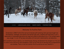 Tablet Screenshot of foxfire-farm.com
